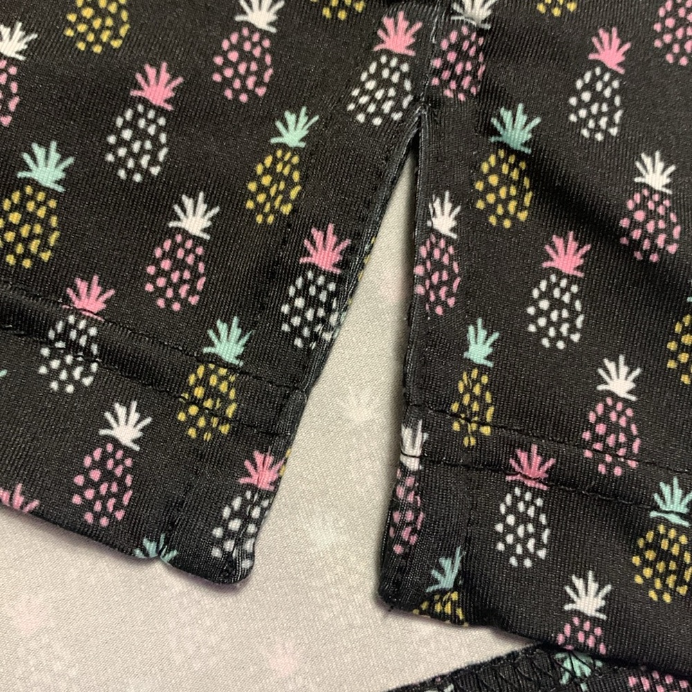 Rhoback The Pineapple Men’s Short Sleeve Performance Polo Classic Black Large - Picture 6 of 12